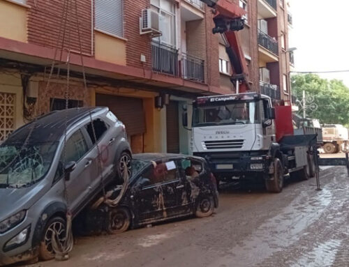 Grúas El Campello en varias zonas de Valencia afectadas por la dana