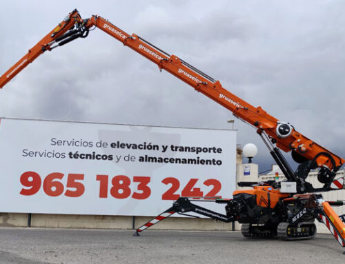 Alquiler de minigrúas compactas para espacios reducidos en Alicante, Murcia y Valencia